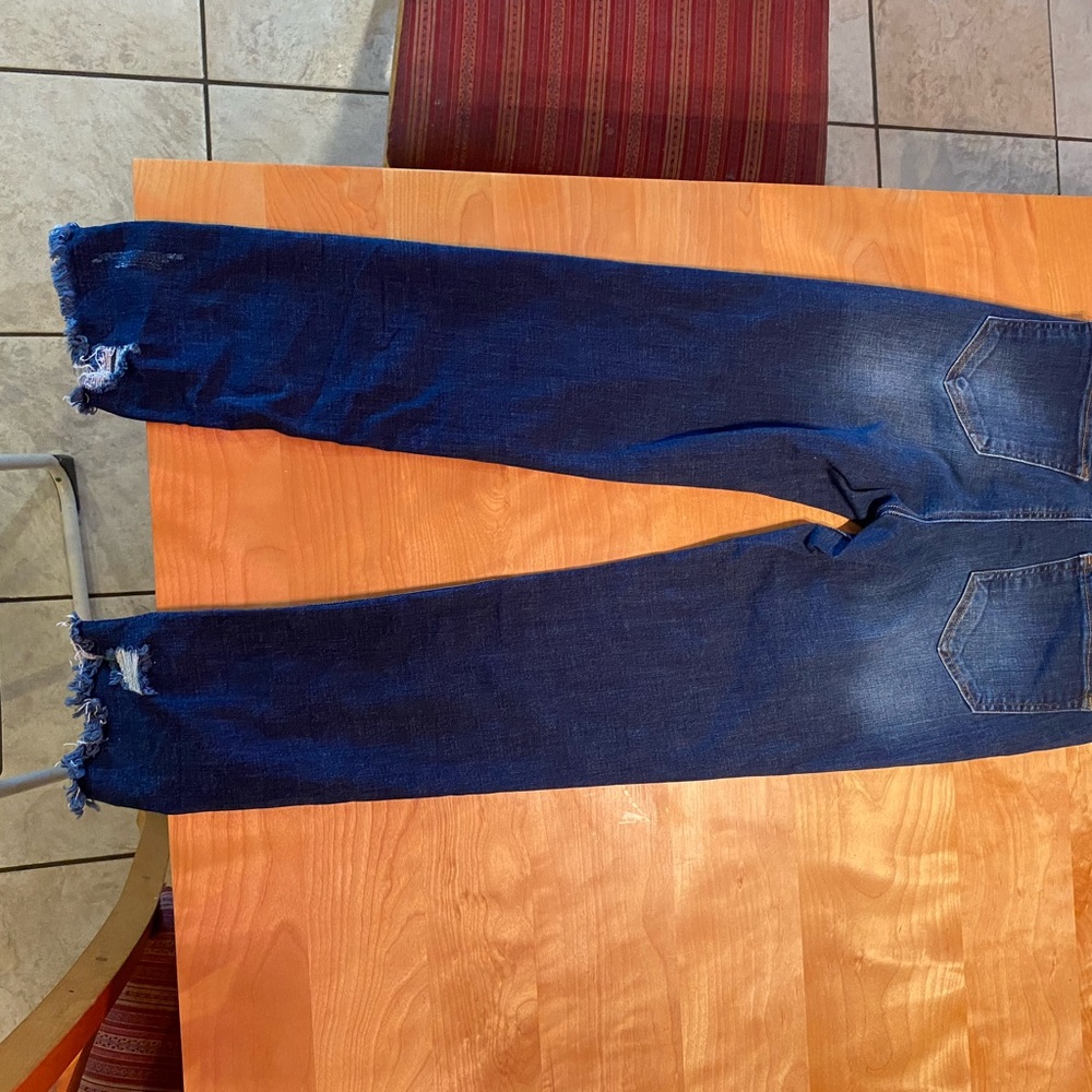Risen Los Angeles High Waisted Denim Cropped Jeans Women Size 9